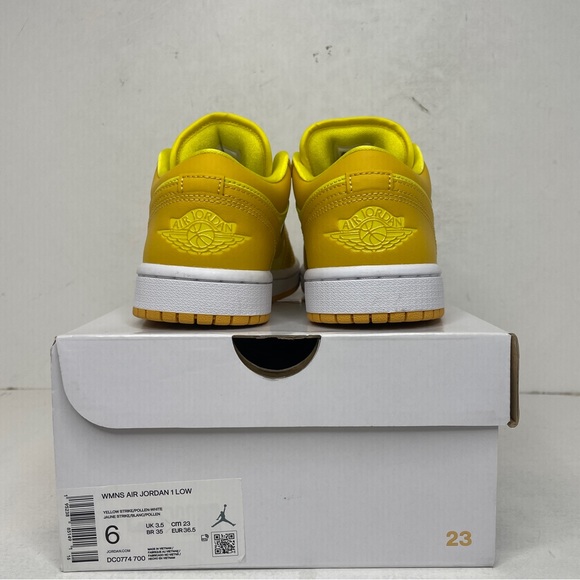 Nike Air Jordan 1 Retro Low WMNS “Yellow Strike” 2022 - Picture 4 of 4